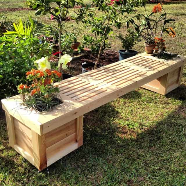 18 Delightful Planter Bench Designs That Are Worth Seeing 18 Delightful Planter Bench Designs That Are Worth Seeing