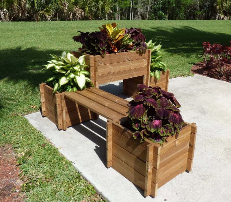 18 Delightful Planter Bench Designs That Are Worth Seeing 18 Delightful Planter Bench Designs That Are Worth Seeing