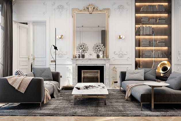 Exquisite Flat by Vitaliy Yurov, Iryna Dzhemesiuk in Paris, France