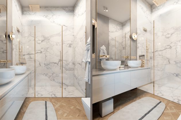 Exquisite Flat by Vitaliy Yurov, Iryna Dzhemesiuk in Paris, France