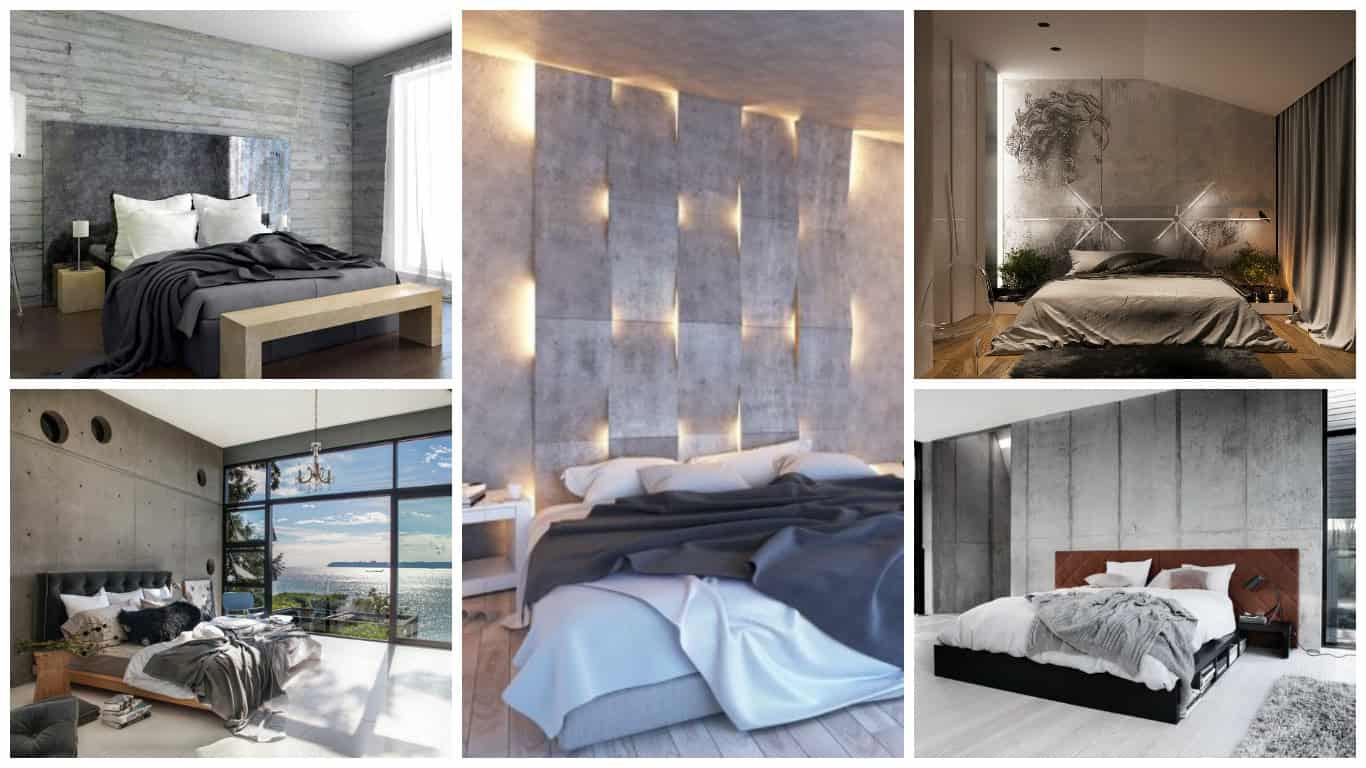 19 Marvelous Bedrooms With Concrete Wall That Are Worth Seeing