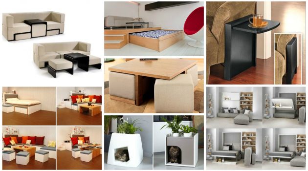 23 Really Inspiring Space-Saving Furniture Designs For Small Living Room