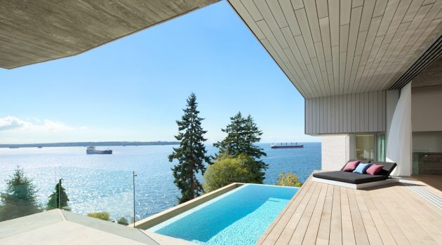 Sunset House by Mcleod Bovell Modern Houses in West Vancouver, Canada