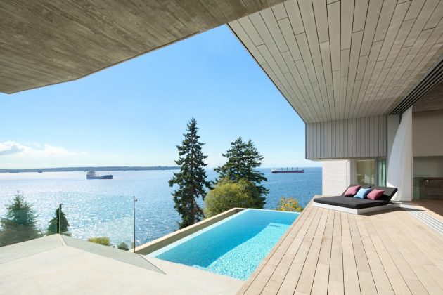 Sunset House by Mcleod Bovell Modern Houses in West Vancouver, Canada
