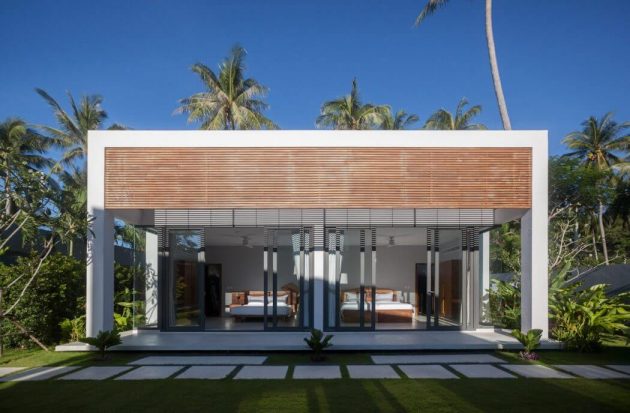 Villa Malouna by Sicart & Smith Architects on the Koh Samui Island in Thailand