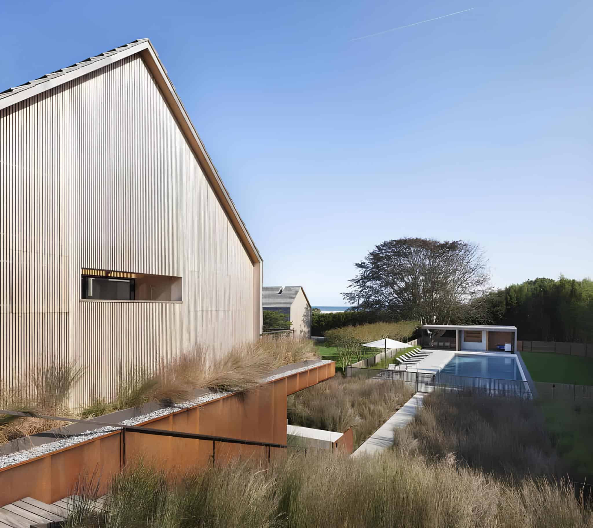 Outdoor Kitchen and Landscape Integration Modern outdoor kitchen seamlessly integrated into the landscape.