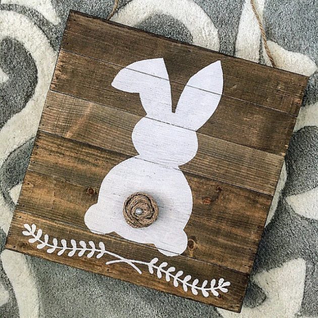 20 Super Easy DIY Wooden Decorations To Beautify Your Home This Easter