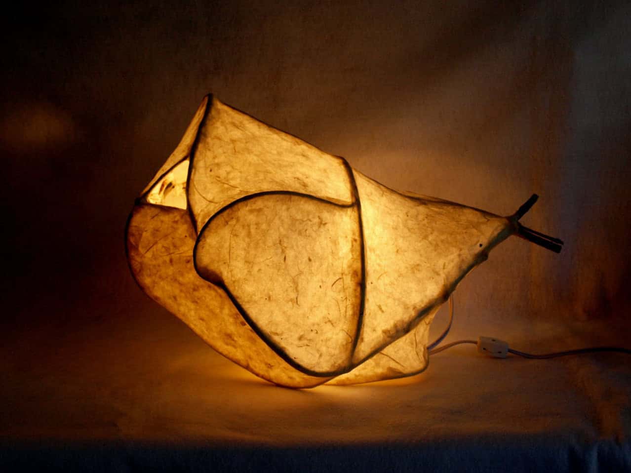 Paper light sculpture
