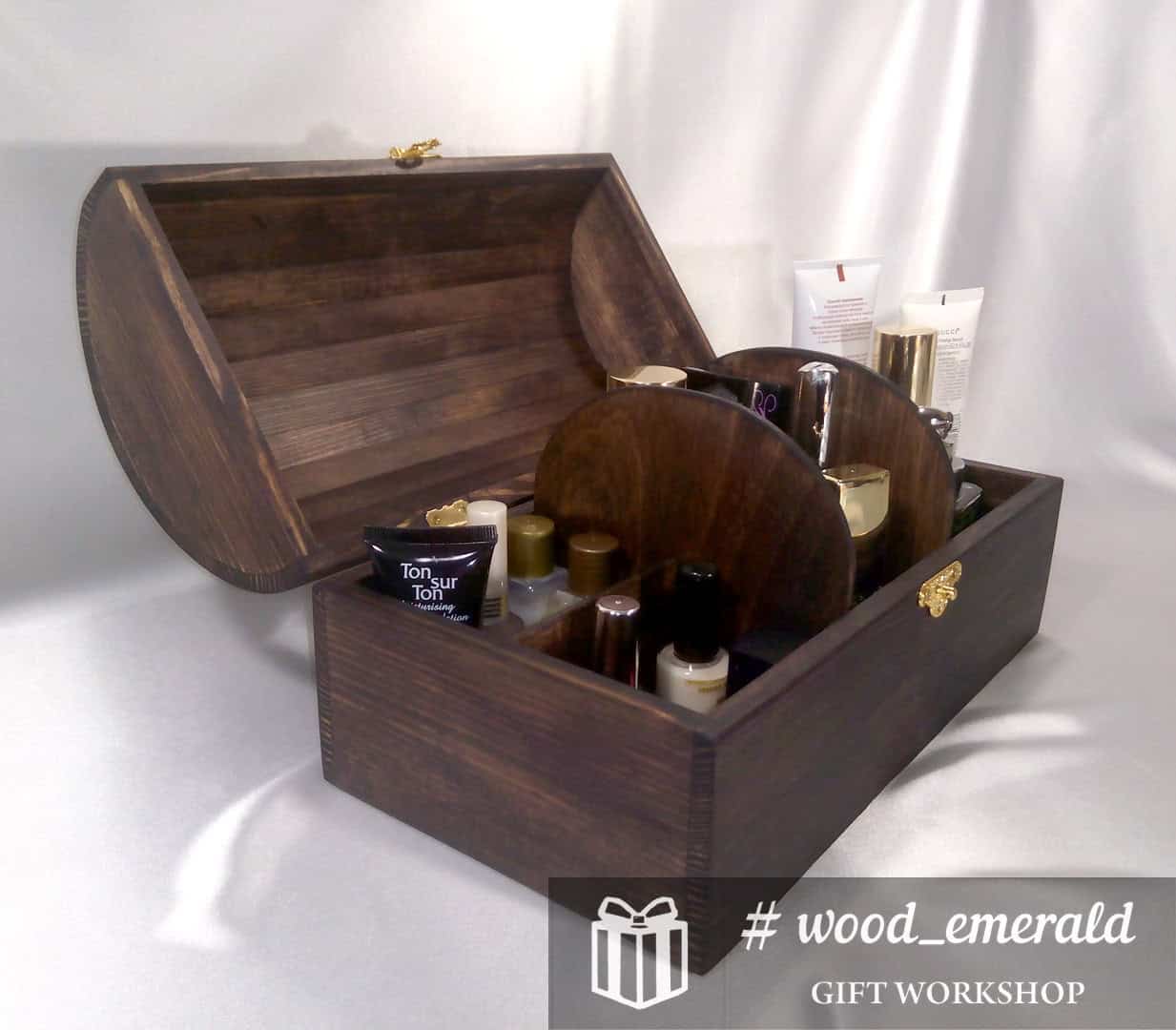 handmade Makeup organizer chest handmade Makeup organizer chest