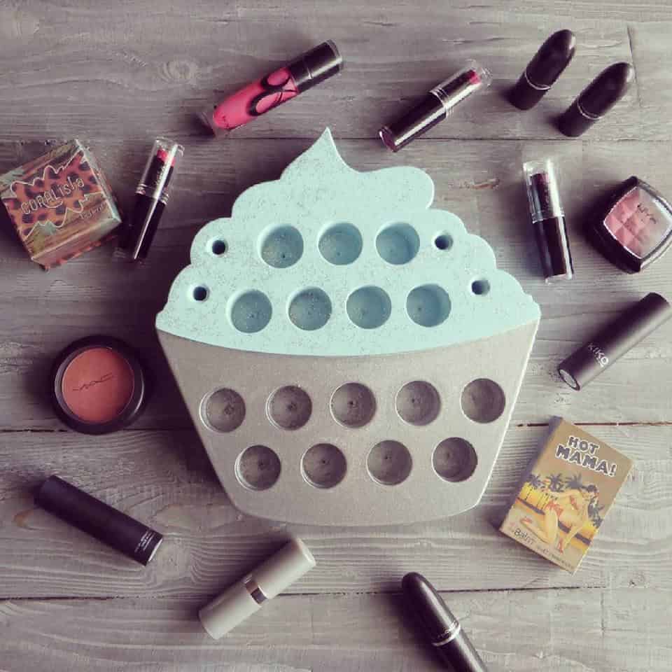 Lipstick holder in a cupcake Lipstick holder in a cupcake