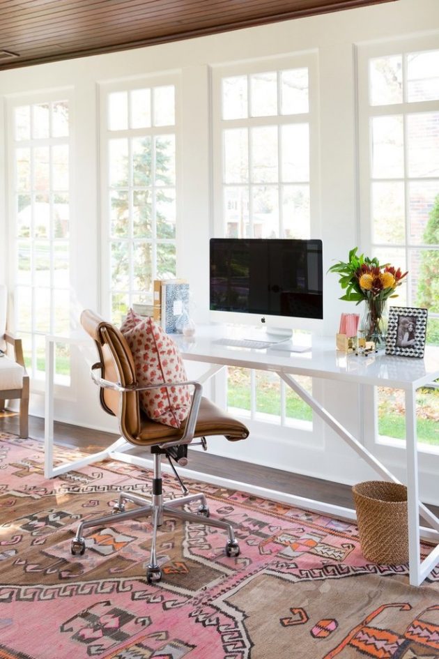 15 Inspirational Transitional Home Office Designs For Increased Productivity