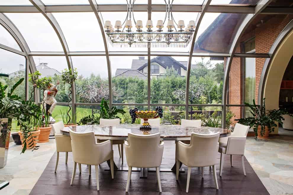 Transitional Sunroom in Moscow Transitional Sunroom in Moscow