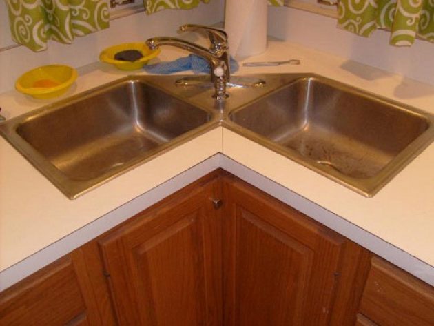 18 Space Saving Corner Sink Ideas That Are Ideal For Small Kitchens