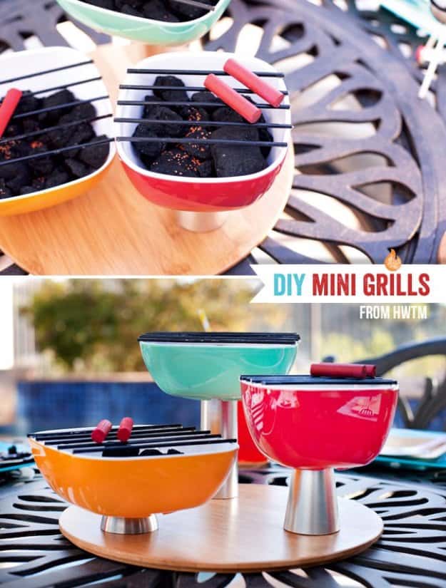 Mini Charcoal Grill Trio Centerpiece Mini Charcoal Grill Trio Centerpiece