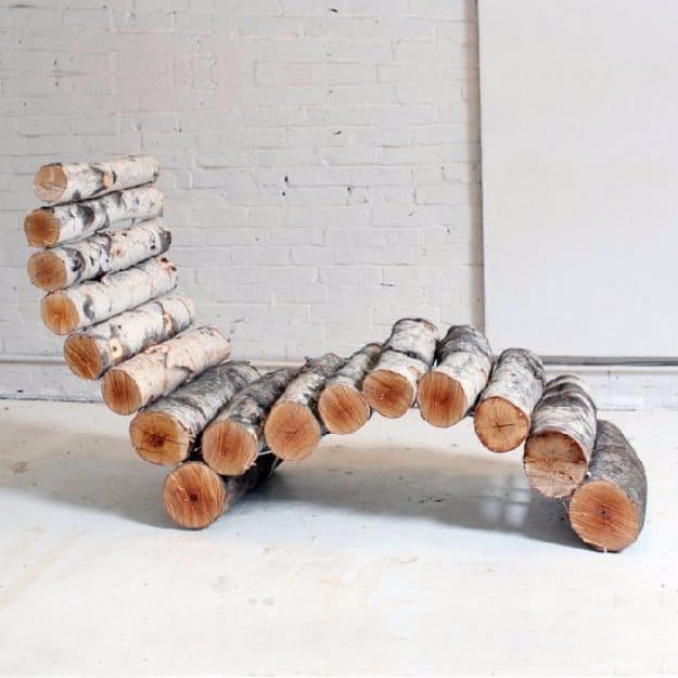 Make A Log Lounger Make A Log Lounger