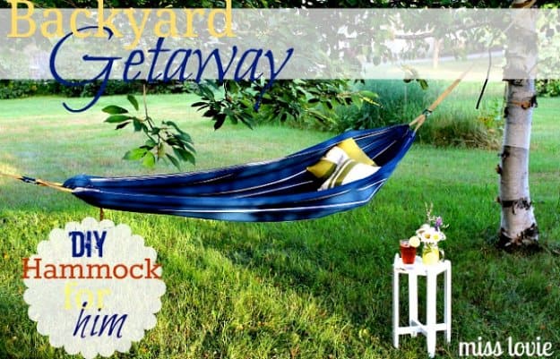 Backyard Getaway DIY Hammock Backyard Getaway DIY Hammock