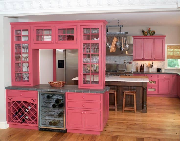 17 Attractive Pink Kitchens For Everyone Who Thinks Outside The Box 17 Attractive Pink Kitchens For Everyone Who Thinks Outside The Box