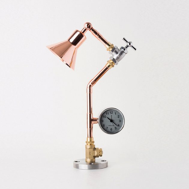 17 Amazingly Creative Handmade Pipe Lamp Designs You'll Want To Have Immediately