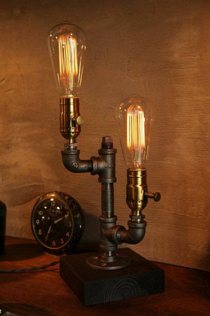 17 Amazingly Creative Handmade Pipe Lamp Designs You'll Want To Have