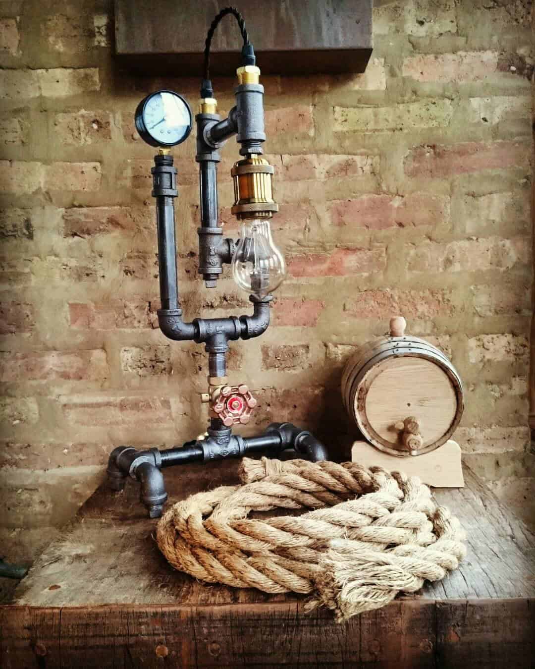 17 Amazingly Creative Handmade Pipe Lamp Designs You'll Want To Have