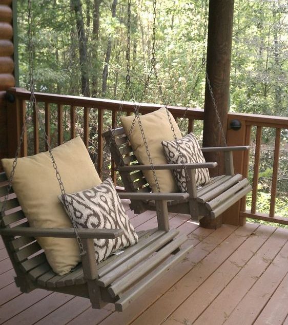 19 Marvelous Porch Swing Designs For Spring Enjoyment