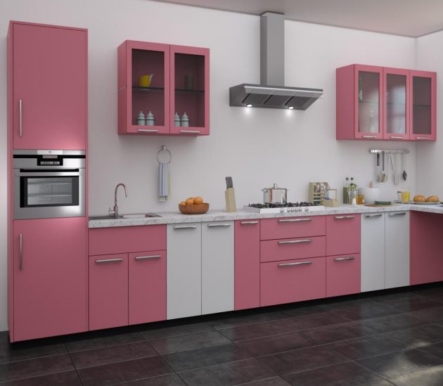 17 Attractive Pink Kitchens For Everyone Who Thinks Outside The Box