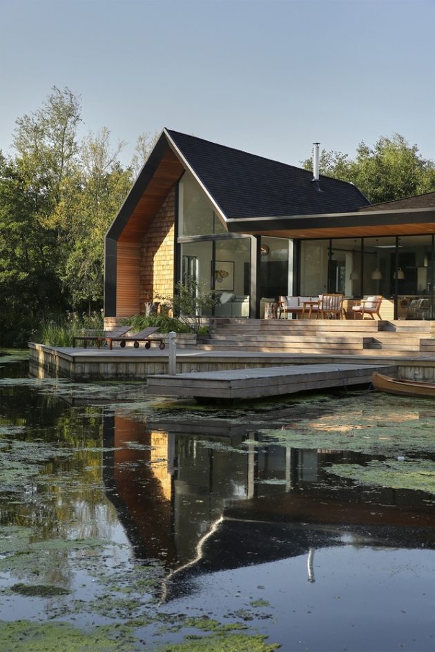 Backwater House by Platform 5 Architects in Norfolk, UK