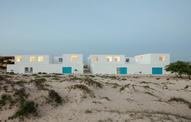 House in Estoril Beach by José Adrião Arquitectos in Praia do Estoril, Cape Verde
