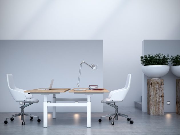19 Super Functional Desk Designs For Two Persons