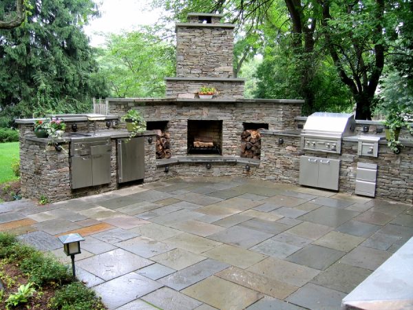 Enjoy Cooking Outside In A New Outdoor Stone Kitchen