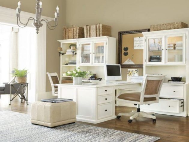 19 Super Functional Desk Designs For Two Persons