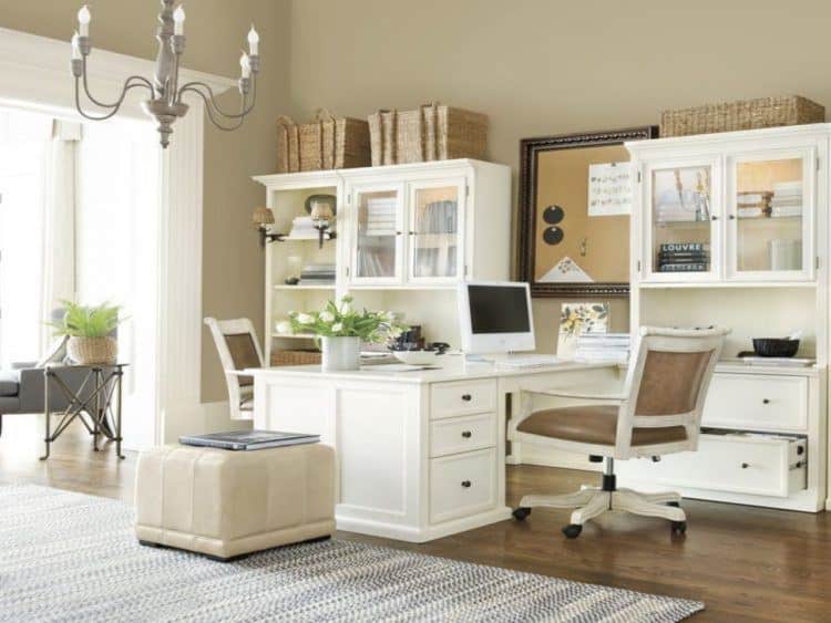19 Super Functional Desk Designs For Two Persons