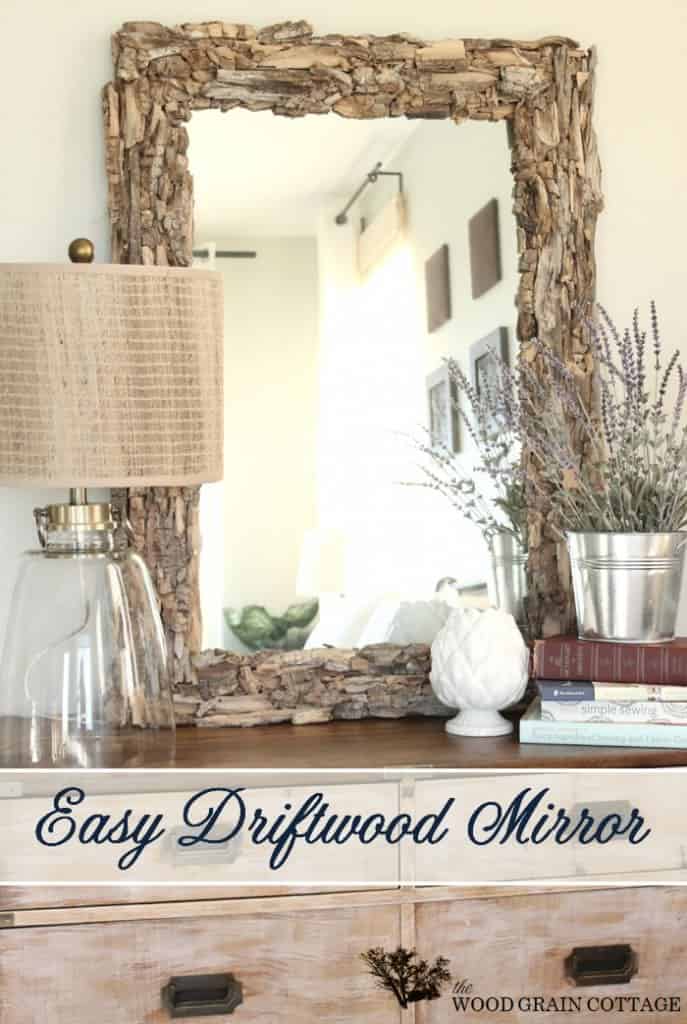 DIY Driftwood Mirror