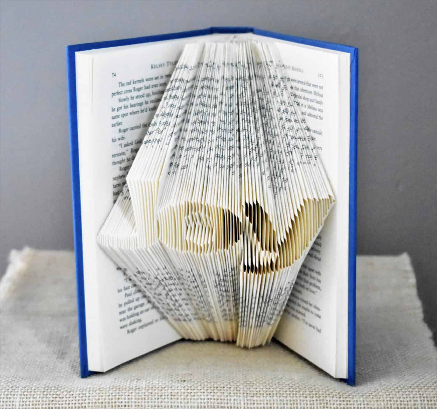 Folded Book decor for EAster Folded Book decor for EAster
