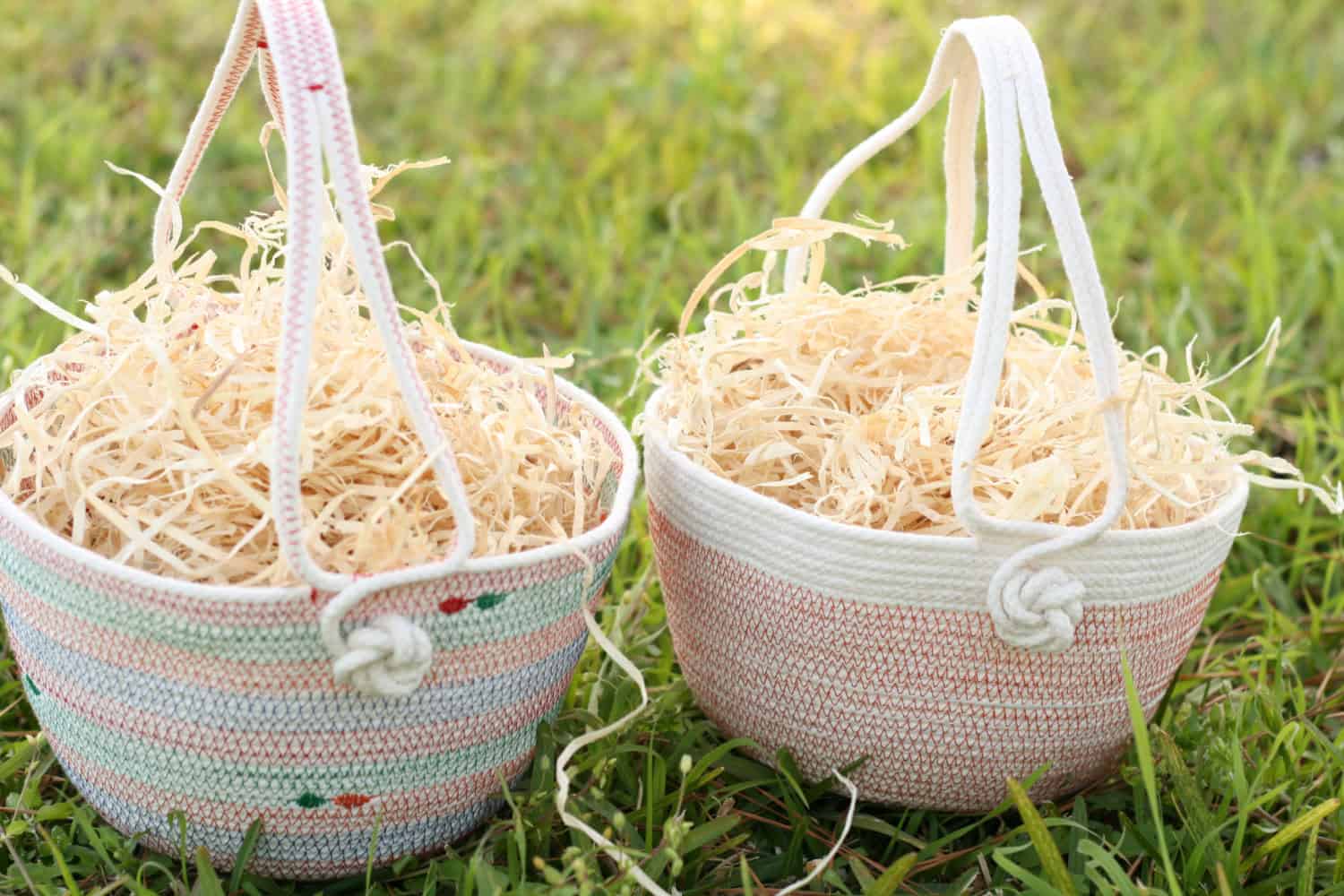 Coiled Rope Easter Basket Coiled Rope Easter Basket