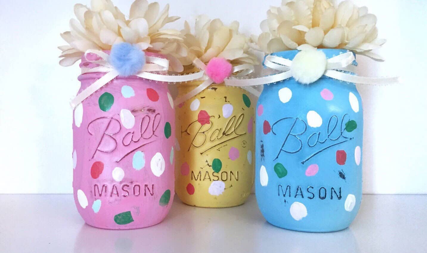 Easter Country Mason Jars Easter Country Mason Jars
