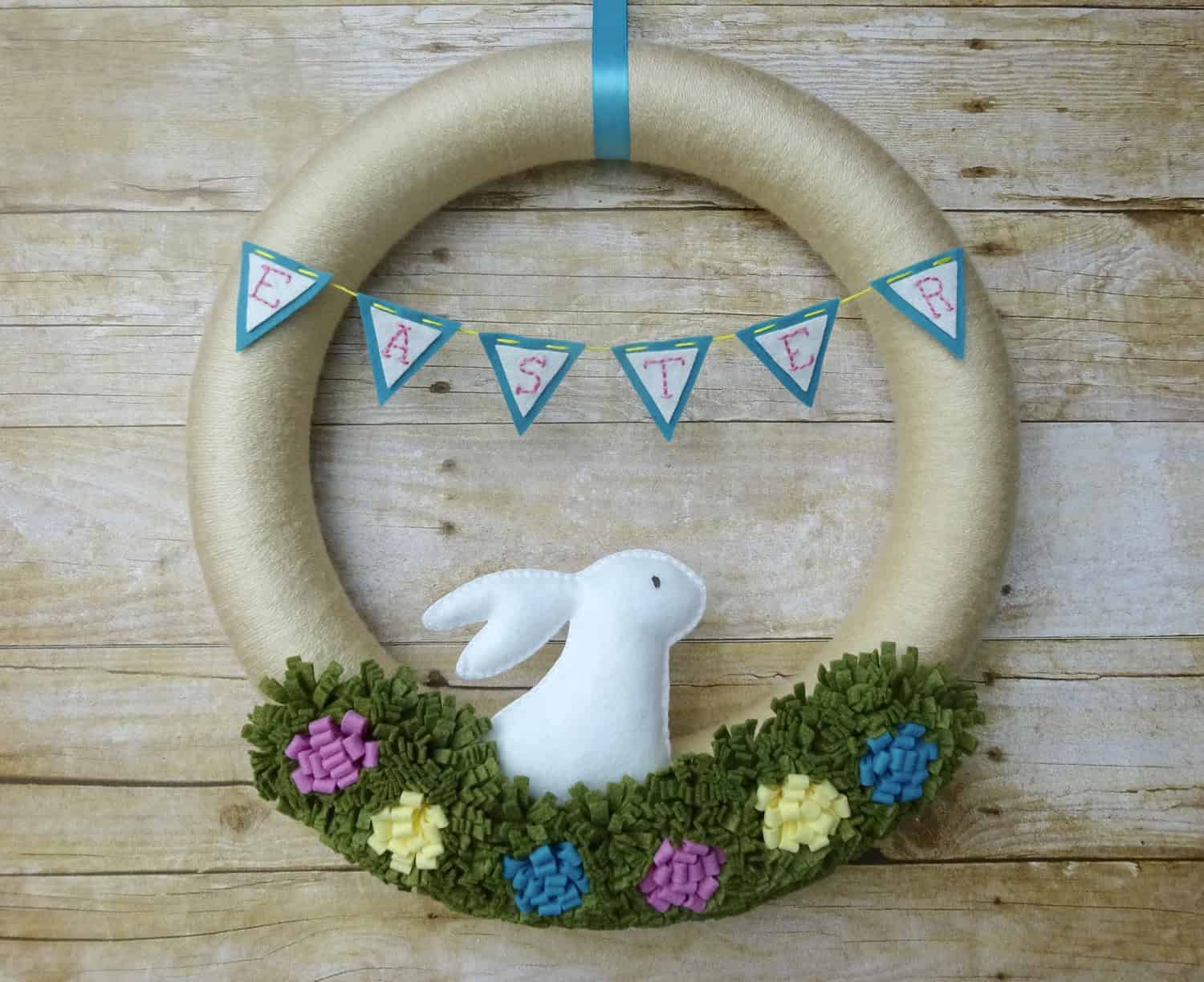 Easter Felt Wreath Easter Felt Wreath