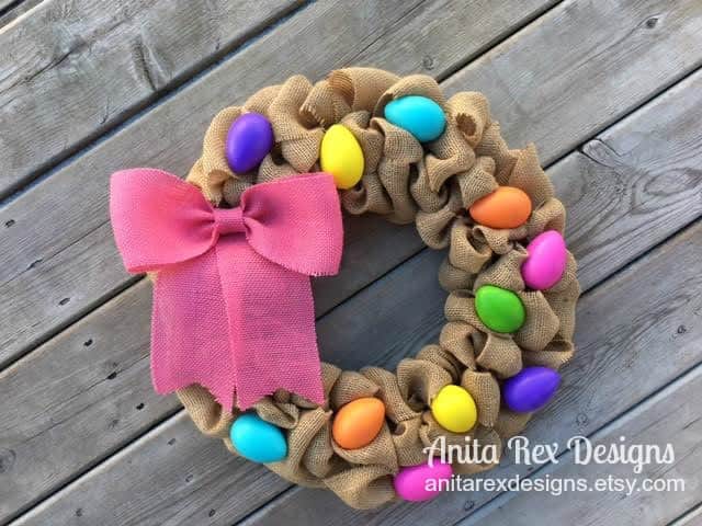 Easter Egg Wreath Easter Egg Wreath