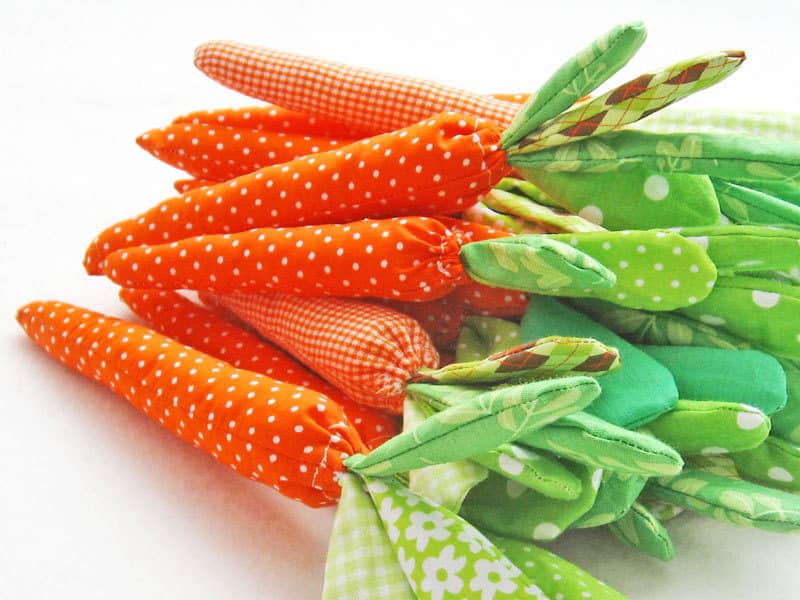 fabric carrot handmade easter decor fabric carrot handmade easter decor