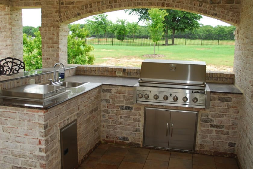 Enjoy Cooking Outside In A New Outdoor Stone Kitchen Enjoy Cooking Outside In A New Outdoor Stone Kitchen