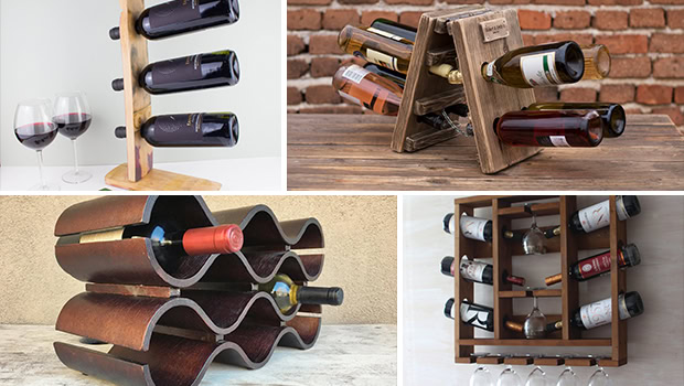16 Charming Handmade Wine Rack Designs For All Of You Wine Lovers