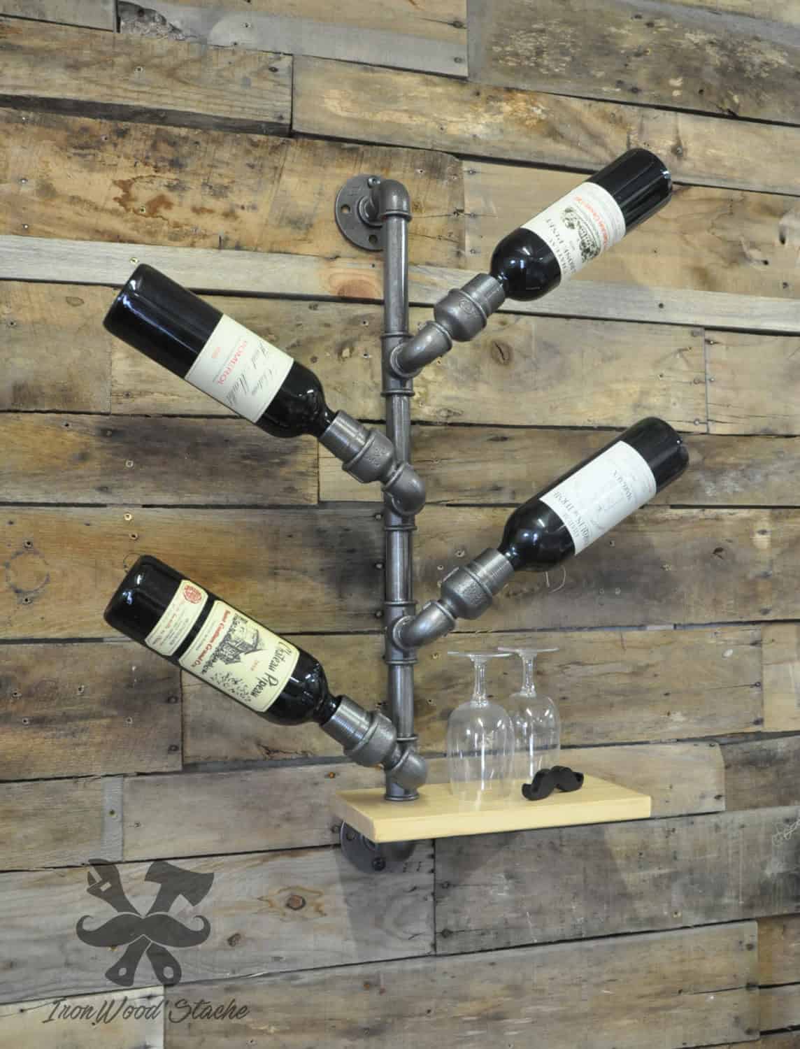 Industrial Wine Rack Industrial Wine Rack
