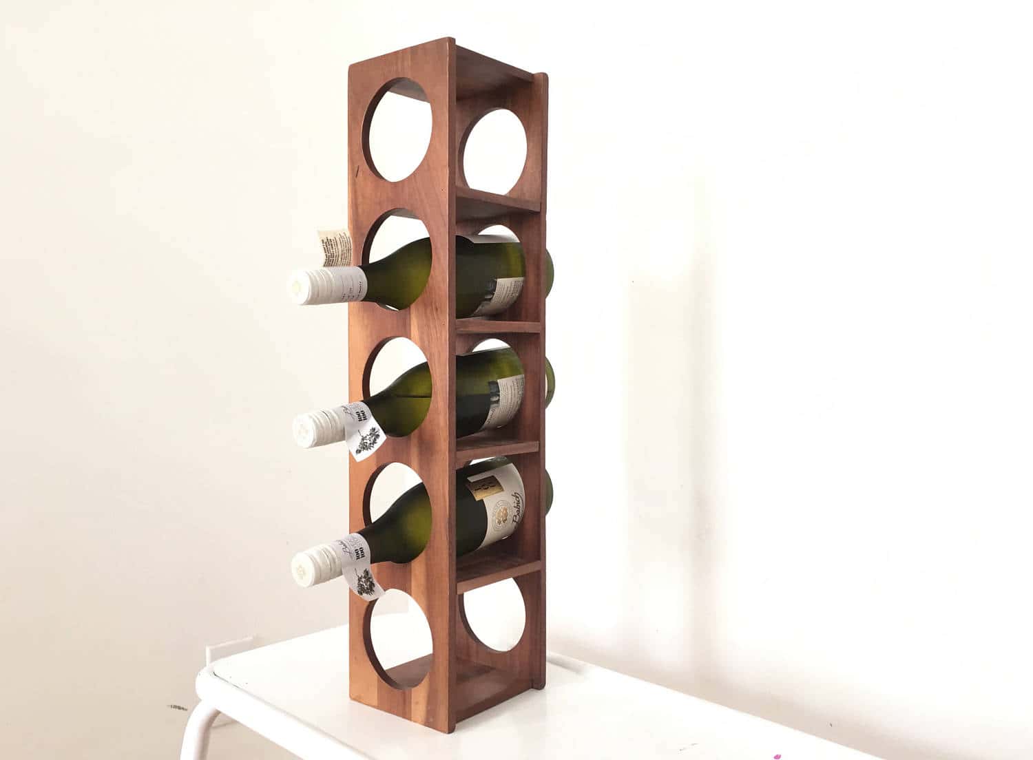 Vintage Teak Wine Rack Vintage Teak Wine Rack