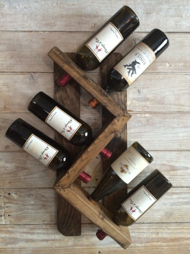 16 Charming Handmade Wine Rack Designs For All Of You Wine Lovers