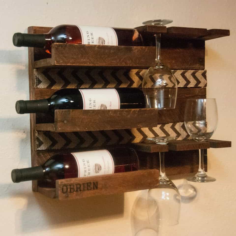 Wall mounted wine rack Wall mounted wine rack
