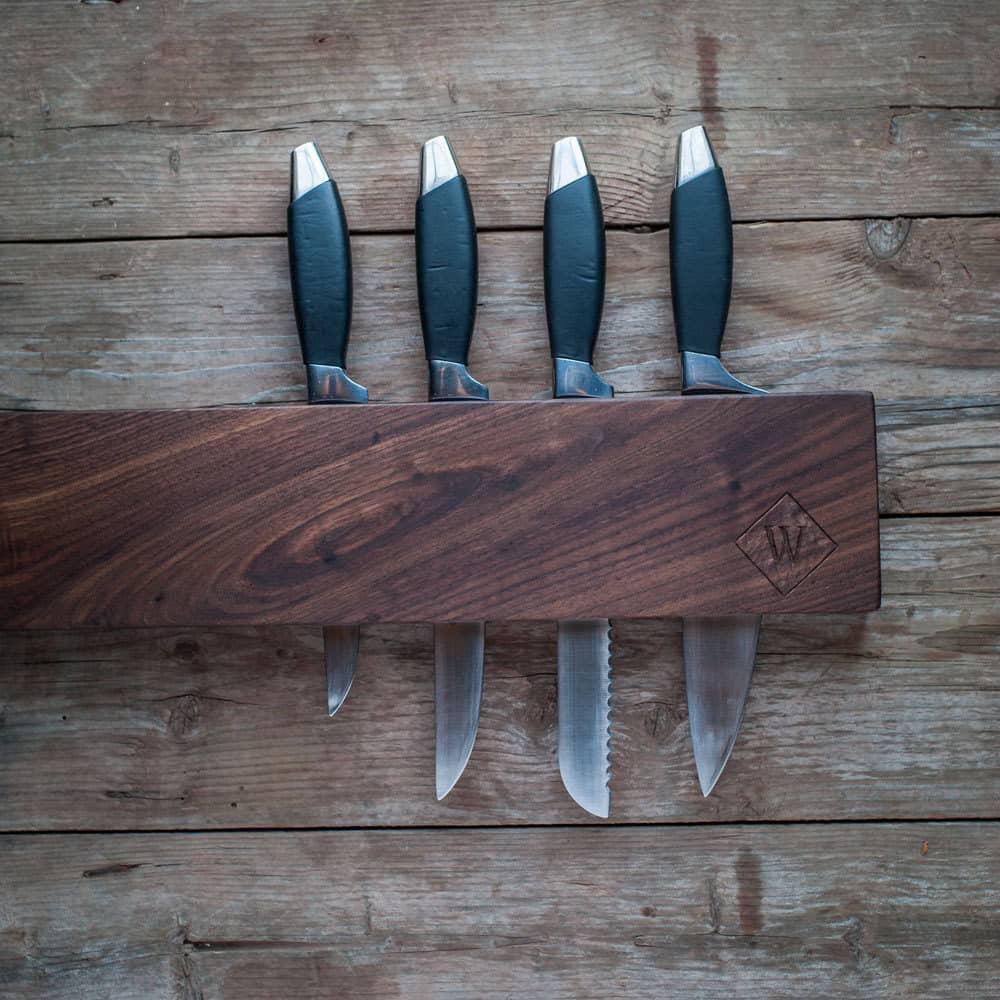 16 Cool Handmade Knife Rack Designs To Update Your Kitchen With