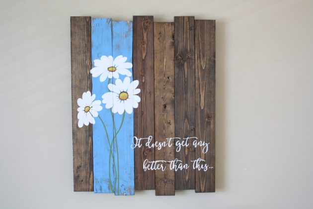 16 Inspirational Handmade  Pallet Wood Wall  Decor  Ideas  To 