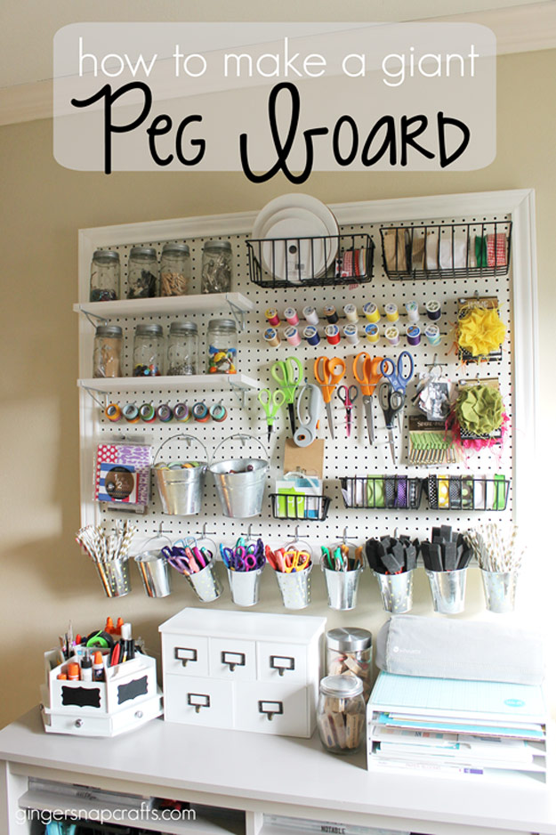 16 Neat DIY Projects For Your Craft Room
