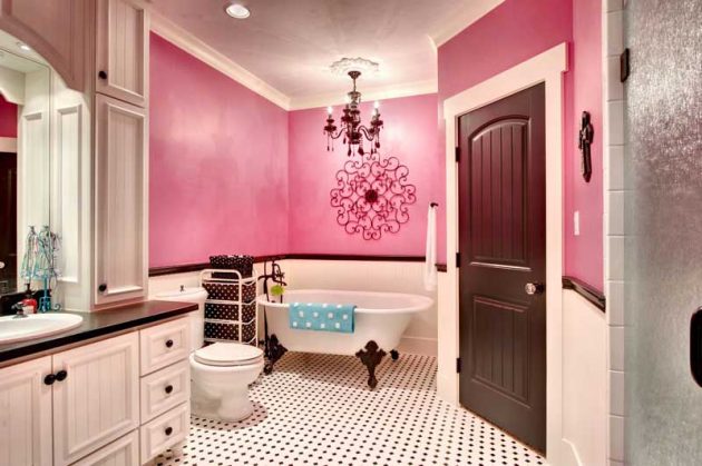 Decorate Functional Colorful Bathroom