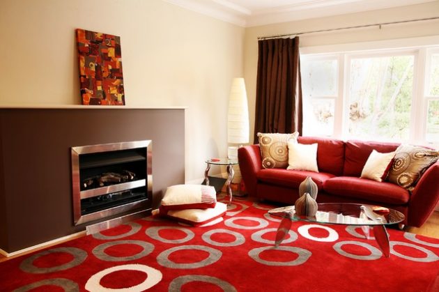 10 Outstanding Red&White Living Rooms That Are Simply Amazing